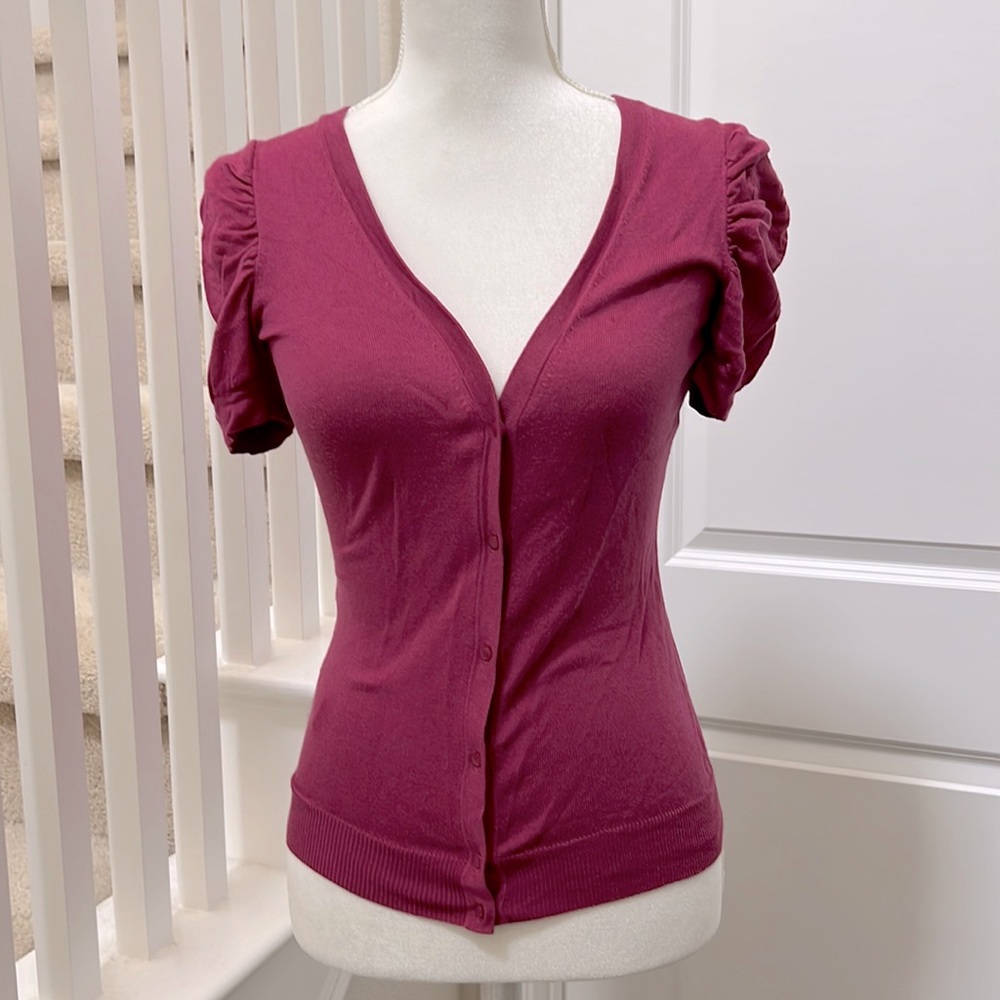 LOFT Cardigan Shortsleeved